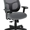 WorkPro® Apollo MT9400 Ergonomic Low-Back Task Chair With Antimicrobial Vinyl, Gray/Black