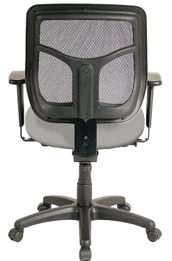 WorkPro® Apollo MT9400 Ergonomic Low-Back Task Chair With Antimicrobial Vinyl, Gray/Black