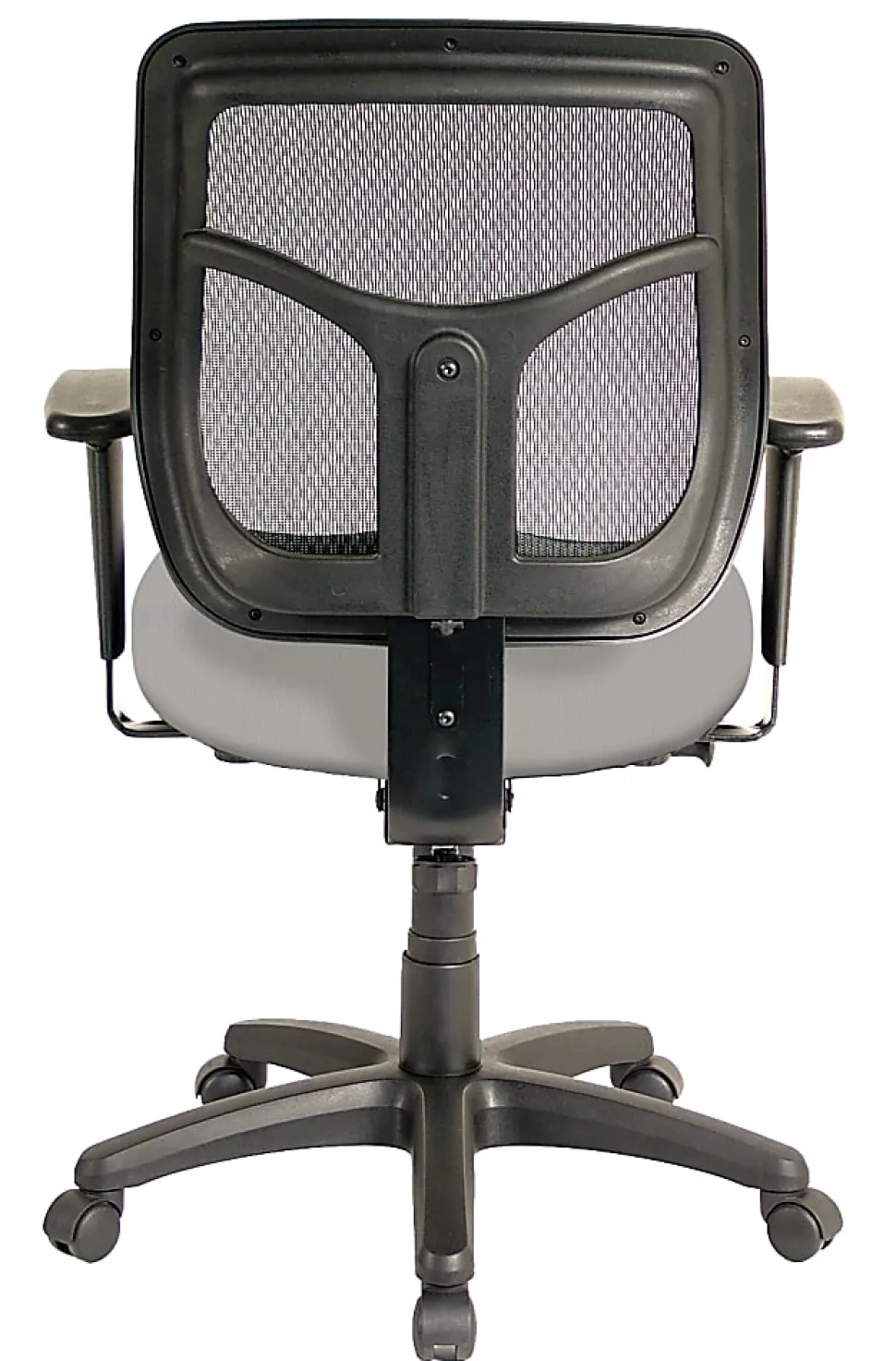 WorkPro® Apollo MT9400 Ergonomic Low-Back Task Chair With Antimicrobial Vinyl, Gray/Black