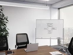 WorkPro® Double-Sided Mobile Magnetic Dry-Erase Whiteboard Easel, 72