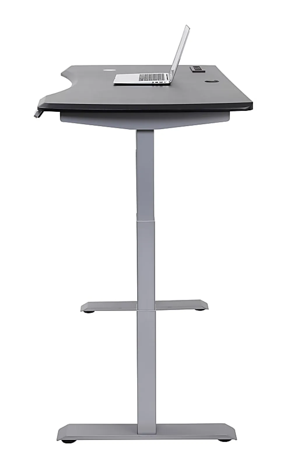 WorkPro® Electric 60"W Height-Adjustable Standing Desk with Wireless Charging, Black