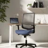 WorkPro® Expanse Series Ergonomic Mesh/Fabric Mid-Back Task Chair, Black/Gray, BIFMA Compliant