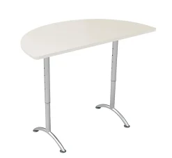 WorkPro® Flex Collection Half Round Table Top, Gray