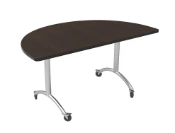 WorkPro® Flex Collection Half Round Table Top, Espresso