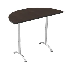 WorkPro® Flex Collection Half Round Table Top, Espresso