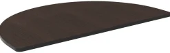 WorkPro® Flex Collection Half Round Table Top, Espresso
