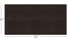 WorkPro® Flex Collection Rectangle Table Top, Espresso