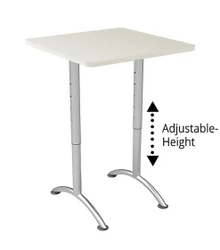 WorkPro® Flex Collection Square Table Top, Gray