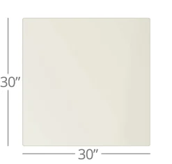 WorkPro® Flex Collection Square Table Top, Gray