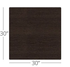 WorkPro® Flex Collection Square Table Top, Espresso
