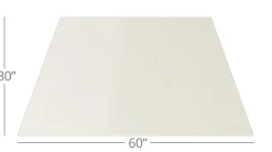 WorkPro® Flex Collection Trapezoid Table Top, Gray