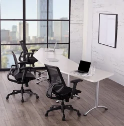 WorkPro® Flex Collection Trapezoid Table Top, Gray