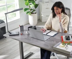 WorkPro™ LED USB Desk Lamp with Wireless Charger and Timer, 17-1/2