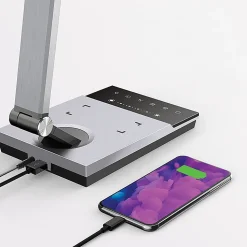 WorkPro™ LED USB Desk Lamp with Wireless Charger and Timer, 17-1/2