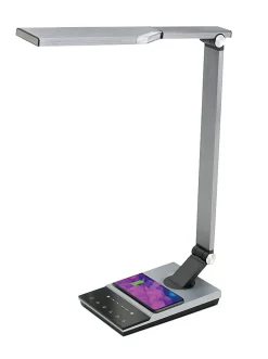 WorkPro™ LED USB Desk Lamp with Wireless Charger and Timer, 17-1/2