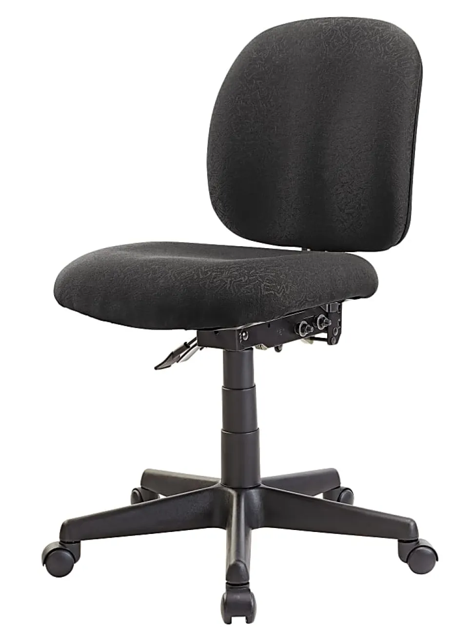 WorkPro® Mobility Multifunction Ergonomic Fabric Task Chair, Black, BIFMA Compliant