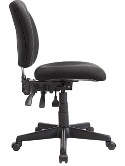 WorkPro® Mobility Multifunction Ergonomic Fabric Task Chair, Black, BIFMA Compliant