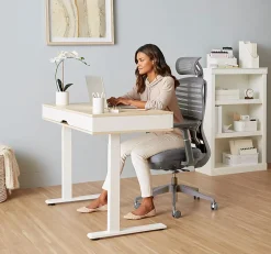 WorkPro® Momentum Ergonomic Mesh/Mesh Active High-Back Office Chair, Gray/Gray, BIFMA Compliant