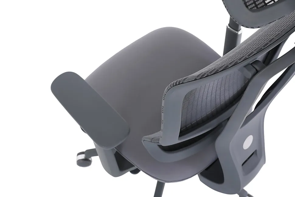 WorkPro® Momentum Ergonomic Mesh/Mesh Active High-Back Office Chair, Gray/Gray, BIFMA Compliant