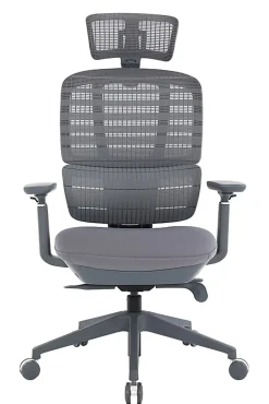 WorkPro® Momentum Ergonomic Mesh/Mesh Active High-Back Office Chair, Gray/Gray, BIFMA Compliant