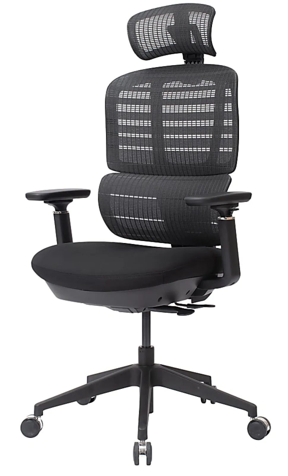WorkPro® Momentum Ergonomic Mesh/Mesh Active High-Back Office Chair, Black/Black, BIFMA Compliant