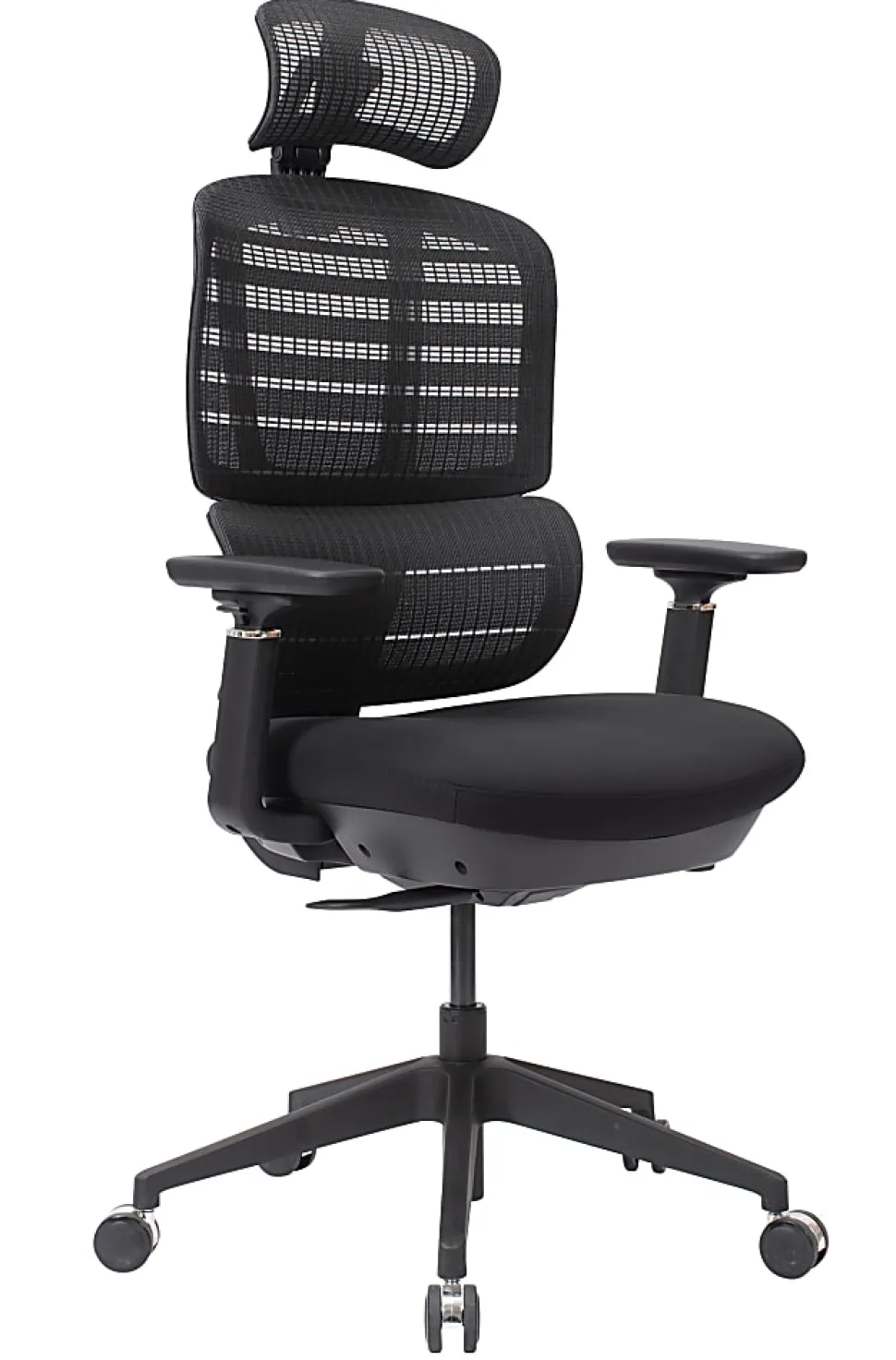 WorkPro® Momentum Ergonomic Mesh/Mesh Active High-Back Office Chair, Black/Black, BIFMA Compliant