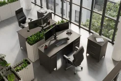 WorkPro® Momentum Ergonomic Vegan Leather High-Back Active Chair, Black/Chrome, BIFMA Compliant