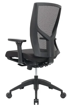 WorkPro® Oceanic Mesh/Fabric Ergonomic High-Back Executive Office Chair, Black, BIFMA Compliant