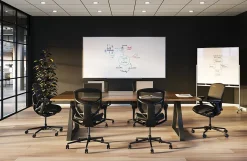 WorkPro™ Porcelain Magnetic Dry-Erase Whiteboard, 96