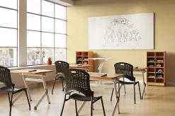 WorkPro™ Porcelain Magnetic Dry-Erase Whiteboard, 96