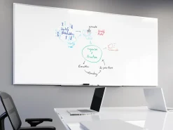 WorkPro™ Porcelain Magnetic Dry-Erase Whiteboard, 96