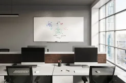 WorkPro™ Porcelain Magnetic Dry-Erase Whiteboard, 96