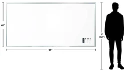 WorkPro™ Porcelain Magnetic Dry-Erase Whiteboard, 96