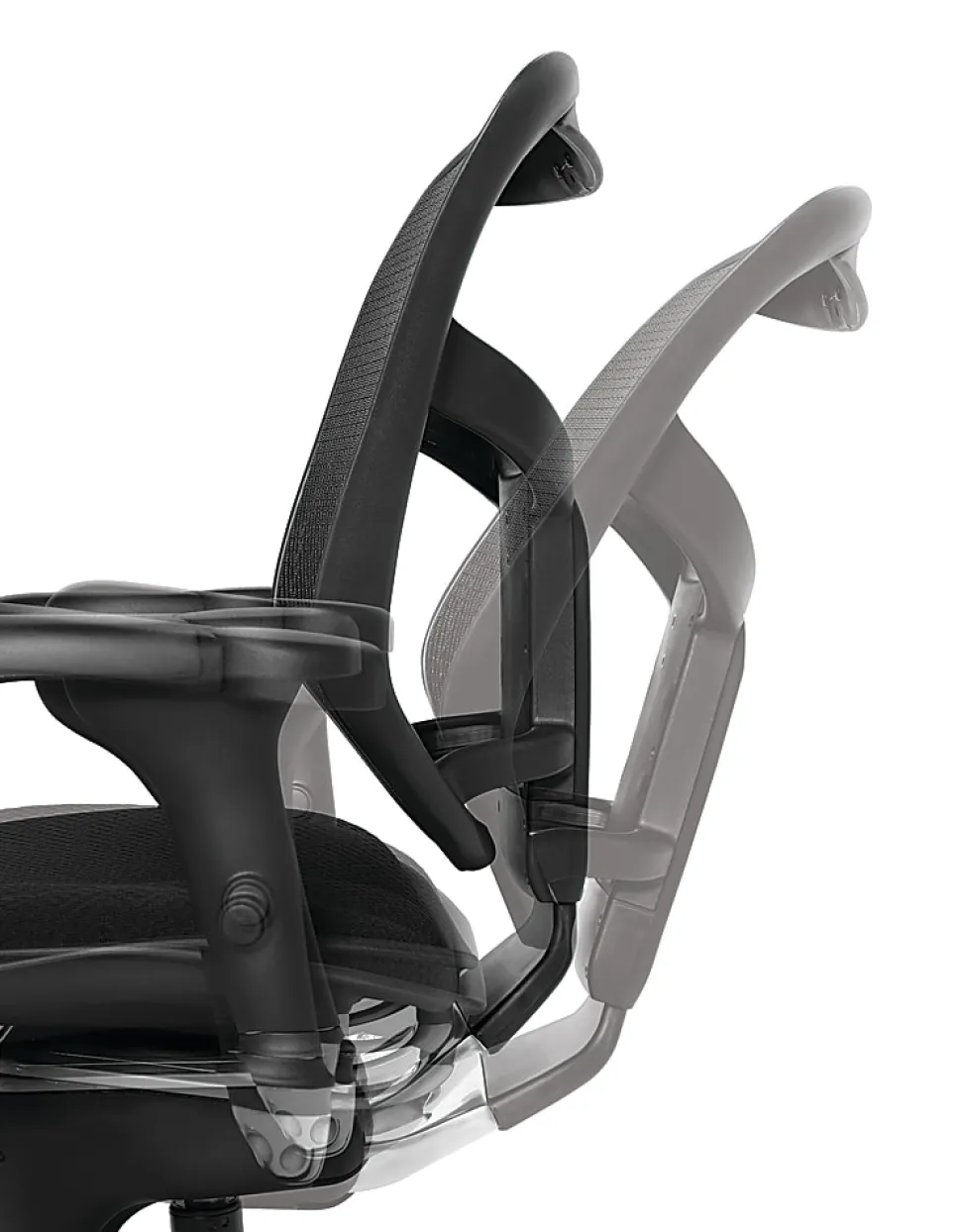 WorkPro® Quantum 9000 Series Ergonomic Mesh/Premium Fabric Adjustable-Back Office Chair, Black/Lime, BIFMA Compliant