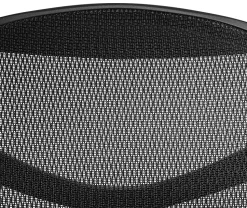 WorkPro® Quantum 9000 Series Ergonomic Mesh/Premium Fabric Adjustable-Back Office Chair, Black/Sky, BIFMA Compliant