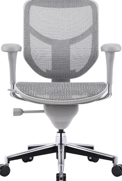 WorkPro® Quantum 9000 Series V2 Ergonomic Mesh/Mesh Adjustable-Back Office Chair, Black/Gray