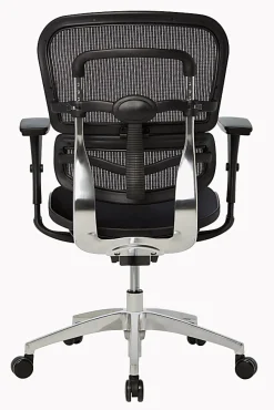 WorkPro® 12000 Series Ergonomic Mesh/Fabric High-Back Office Chair, Black/Black, BIFMA Compliant