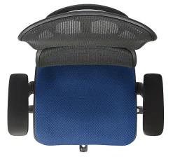 WorkPro® 12000 Series Ergonomic Mesh/Premium Fabric Mid-Back Chair, Black/Royal, BIFMA Compliant
