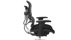 WorkPro® 12000 Series Ergonomic Mesh/Premium Fabric High-Back Chair, Black/Black, BIFMA Compliant