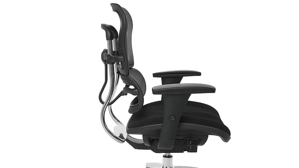 WorkPro® 12000 Series Ergonomic Mesh/Premium Fabric High-Back Chair, Black/Black, BIFMA Compliant