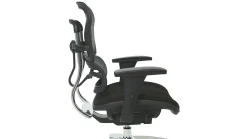 WorkPro® 12000 Series Ergonomic Mesh/Premium Fabric High-Back Chair, Black/Black, BIFMA Compliant