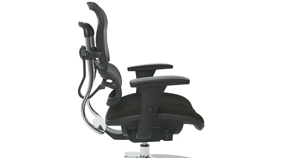 WorkPro® 12000 Series Ergonomic Mesh/Premium Fabric High-Back Chair, Black/Black, BIFMA Compliant