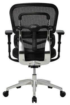 WorkPro® 12000 Series Ergonomic Mesh/Premium Fabric High-Back Chair, Black/Black, BIFMA Compliant