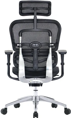 WorkPro® 12000 Series Ergonomic Mesh High-Back Executive Chair, Black/Chrome, BIFMA Compliant