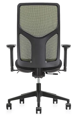 WorkPro® 4000 Series Multifunction Ergonomic Mesh/Fabric High-Back Executive Chair, Olive Green/Black, BIFMA Compliant