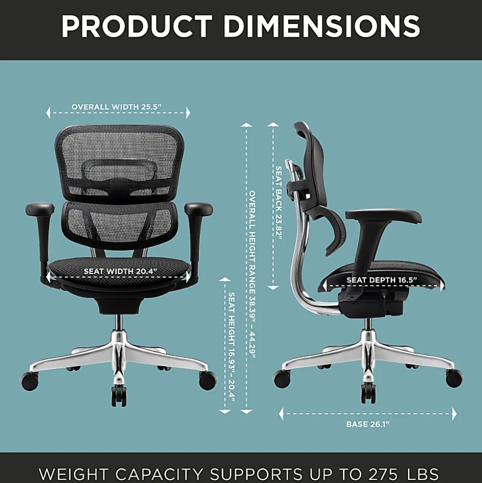 WorkPro® 12000 V2 Series Ergonomic Mesh/Fabric High-Back Office Chair, Burgundy/Black, BIFMA Compliant