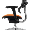 WorkPro® 12000 V2 Series Ergonomic Mesh/Fabric High-Back Office Chair, Tangerine/Black, BIFMA Compliant