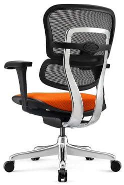 WorkPro® 12000 V2 Series Ergonomic Mesh/Fabric High-Back Office Chair, Tangerine/Black, BIFMA Compliant