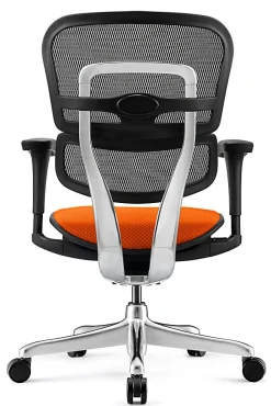 WorkPro® 12000 V2 Series Ergonomic Mesh/Fabric High-Back Office Chair, Tangerine/Black, BIFMA Compliant
