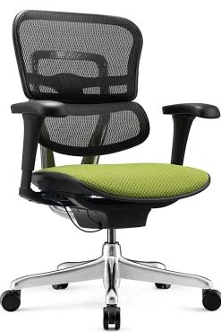WorkPro® 12000 V2 Series Ergonomic Mesh/Fabric High-Back Office Chair, Lime/Black, BIFMA Compliant